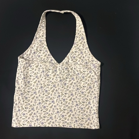 Hollister Floral Halter Top - Size Small - Picture 2 of 5